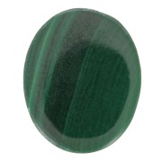 Cabochon ovale piatto - disco - 10x8 mm - Malachite x1|raw }}