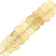 Perle sfaccettate di Perla - pietra semipreziosa 6x2 mm - Citrino x20