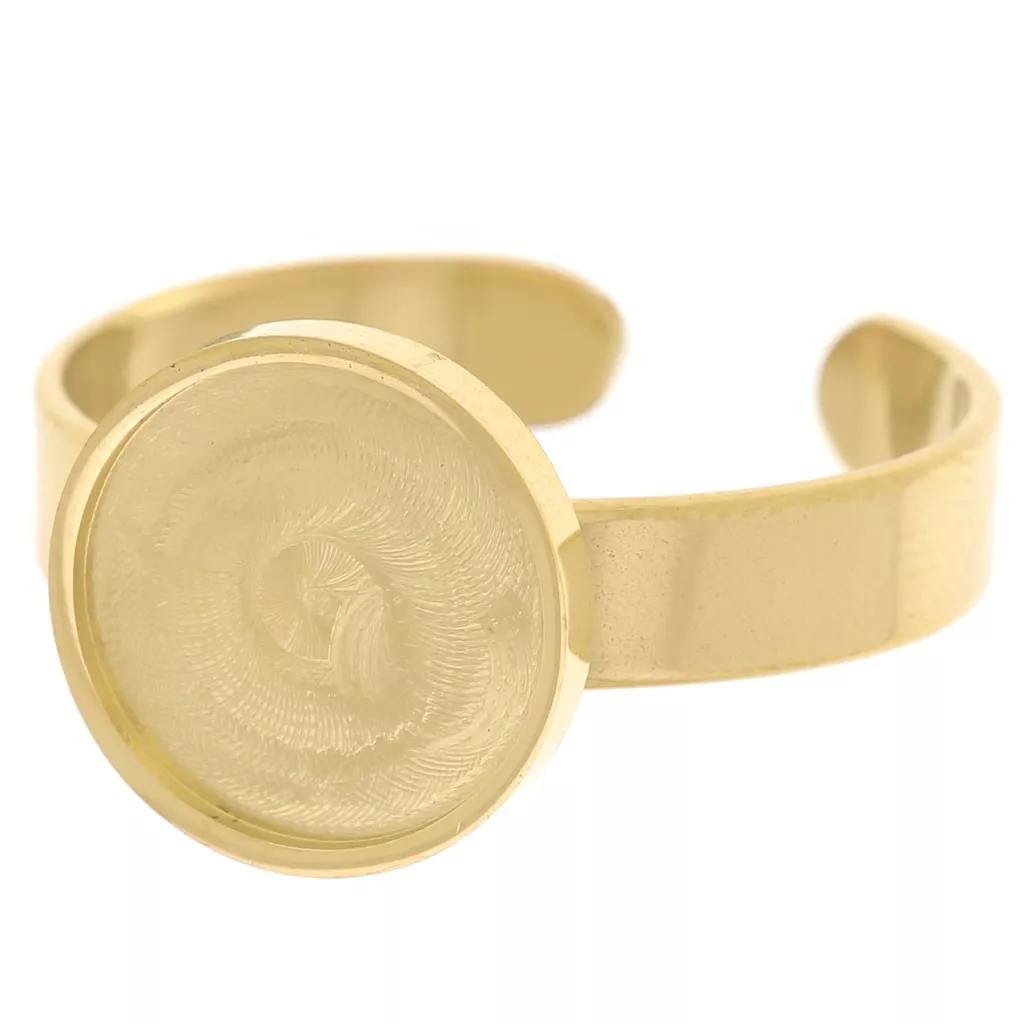 24 Componenti Per Anelli In Acciaio Inox 304 - Base Regolabile, Tondo Piatto, Per Fai Da Te - Foto 8