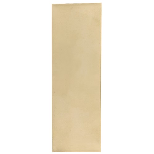 Piastra rettangolare 90x30 mm - spessore 0,8 mm - riempita d'oro x1