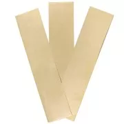 Piastra rettangolare 90x20 mm - spessore 0,3 mm - Gold filled x1