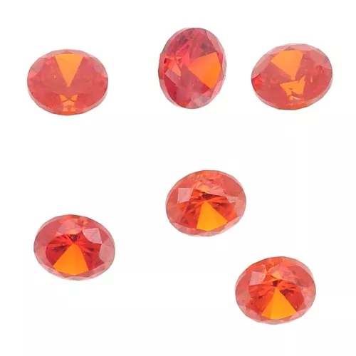 Cabochon rotondi in ossido di zirconio 3 mm - Giacinto x10
