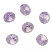 Cabochon rotondi in ossido di zirconio 3 mm - Lilla x10