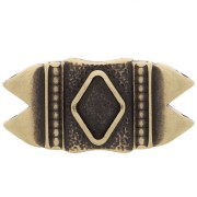 Cymbal - Connettore per perline GemDuo 25x12 mm Mantrakia II - Bronzo x1|raw }}