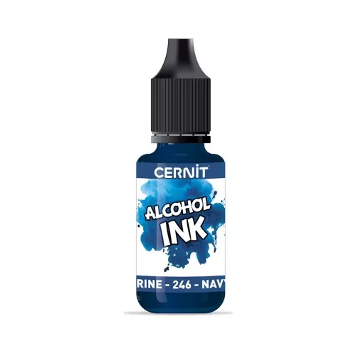Inchiostro ad alcool Cernit n°246 - Blu marino x20ml