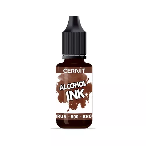 Inchiostro ad alcool Cernit n°800 - Marrone x20ml