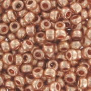 Perla Preciosa 9/0 da 2,5 mm - Terra Metallica - Dorato ramato x 20 g