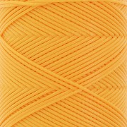 Filo di poliestere cerato piatto - Slam Cord per micro macramè 0,8 mm - Giallo x100m