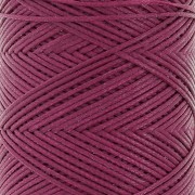 Filo di poliestere cerato piatto - Slam Cord per micro macramè 0,8 mm - Magenta x100m