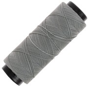 Filo di poliestere cerato piatto - Slam Cord per micro macramè 0,8 mm - Grigio x100m|raw }}