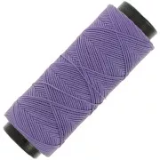 Filo di poliestere cerato piatto - Slam Cord per micro macramè 0,8 mm - Ametista x100m