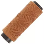 Filo di poliestere cerato piatto - Slam Cord per micro macramè 0,8 mm - Mocca x100m
