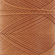 Filo di poliestere cerato piatto - Slam Cord per micro macramè 0,8 mm - Mocca x100m