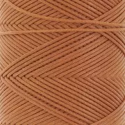 Filo di poliestere cerato piatto - Slam Cord per micro macramè 0,8 mm - Mocca x100m