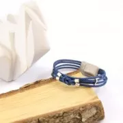 Cordoncino in poliestere intrecciato da 2 mm - Grigio scuro x1m