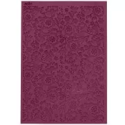 Foglio Moiko per pasta polimerica 97x68 mm - motivo Helleborus 17,22 x1