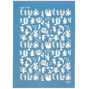 Silk Screen Moiko per pasta polimerica 74x105 mm - Motivo alghe 19,08 x1
