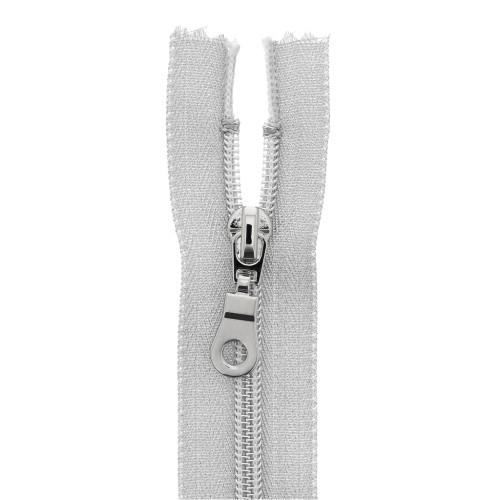Chiusura Z94 zip in lurex - spirale separabile 60 cm - Argento x1