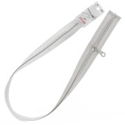 Chiusura Z94 zip in lurex - spirale separabile 60 cm - Argento x1