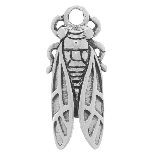 Pendente a forma di cicala 19x8 mm - Argento 925 x1