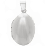 Pendente ovale portafoto 24x15,5 mm - Argento 925 x1