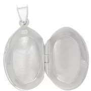 Pendente ovale portafoto 24x15,5 mm - Argento 925 x1