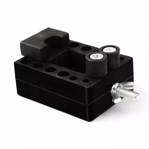 Mini morsetto in plastica 65x49,5 mm - Nero x1