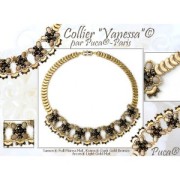 Perle in vetro Samos® di Puca® 7x5 mm Full Capri Gold Mat x10g