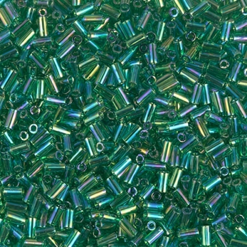 Bugles Miyuki mm. 3 BGL1-179 - Transparent Green AB x10g