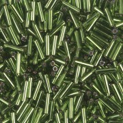 Bugles Miyuki mm. 6 BGL-026 - Silver Lined Olive x10g