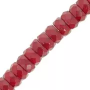Perle sfaccettate Heishi 6x3 mm - Siam x25