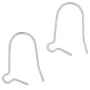 Orecchini a gancio monachelle 16 mm - Argento 925 x2