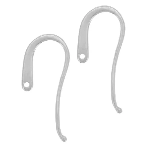 Ganci per orecchie design 23 mm - Argento 925 x2