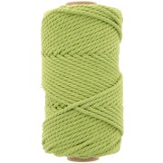 Bobina di cotone per macramè da 3 mm - Verde menta x50 m|raw }}