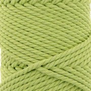 Bobina di cotone per macramè da 3 mm - Verde menta x50 m