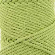 Bobina di cotone per macramè da 3 mm - Verde menta x50 m