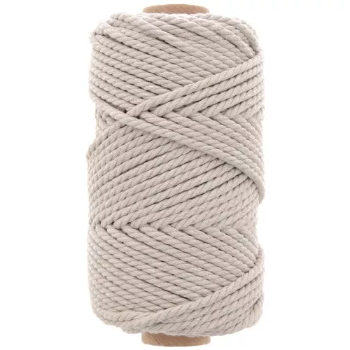 Bobina di cotone per macramè da 3 mm - Lino x50m