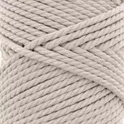 Bobina di cotone per macramè da 3 mm - Lino x50m