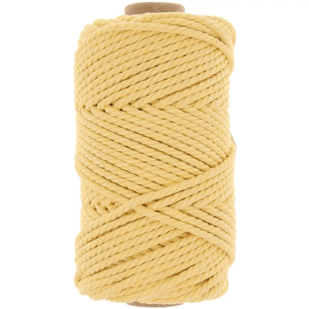 LEDENT Corda per macramè (2mm, 3x70M, marrone, marrone scuro e écru