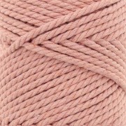 Bobina di cotone per macramè da 3mm - Blush x50m