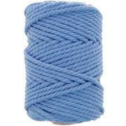 Bobina di cotone per macramè da 5 mm - Azzurro x50m|raw }}