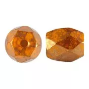 Perla in vetro Baros® par Puca® 6x5mm Frost Tangerine Bronze x10g