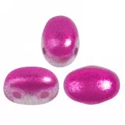 Perle in vetro Samos® di Puca® 7x5 mm Ice Slushy Strawberry x10g