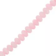 Perline rotonde - Madreperla tinta Heishi 6x4 mm - Rosa chiaro x38cm