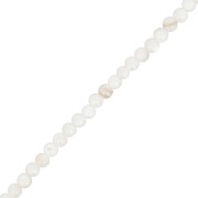 Perle rotonde di madreperla 2,5 mm - Bianco x37cm|raw }}