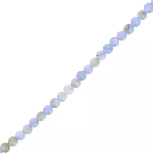 Perle rotonde di madreperla 2,5 mm - Blu x38cm