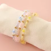 Perle rotonde di madreperla 2,5 mm - Blu x38cm