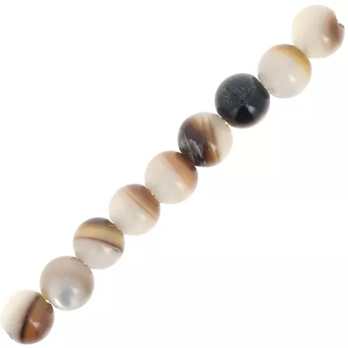 Perle rotonde di madreperla 3 mm x25