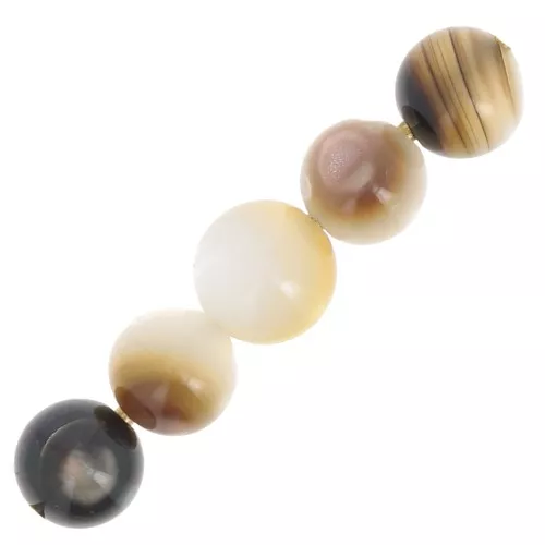 Perle rotonde di madreperla 4 mm x20