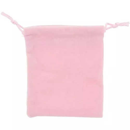 Astuccio per gioielli in velluto 100x120 mm - Rosa x1